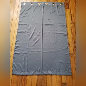 Amazon Gray Blackout Silver Grommet Curtains
